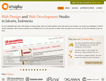 Tablet Screenshot of imajiku.com